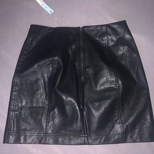 Leather Skirt